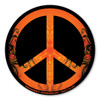 The current peace symbol was made in 1958 in Britain by Gerald Holtom as a sign for Nuclear Disarmament.  As time has evolved, this symbol as became known worldwide for international peace.  This peace decal shows your desire for peace, not war.