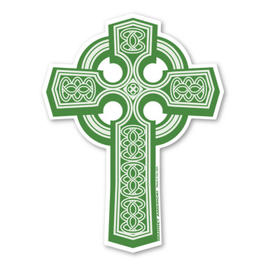 The Celtic cross is a beautiful symbol!  It symbolizes hope, life, honor, faith, unity, balance, and temperance.  Whether you're Irish or you love Celtic crosses, this magnet will look great on any car!