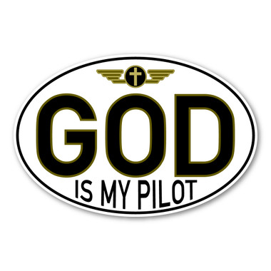 Proudly display this magnet on your vehicle to show you faith and belief in God.  Let everyone know that you allow God to guide your life.  This is a great fundraising item for churches.