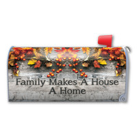 Family Makes A House A Home (Fall) Mailbox Cover Magnet
