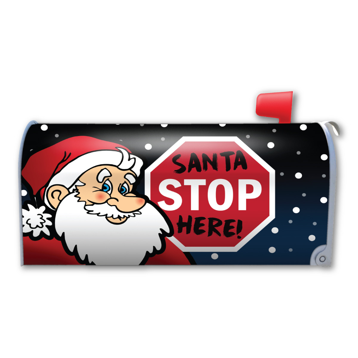 Santa Stop Here Mailbox Cover Magnet Magnet America