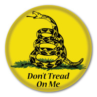 Don't Tread on Me Gadsden Button