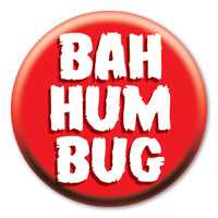 Bah Humbug Circle Button