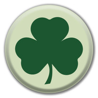 Shamrock Circle Button