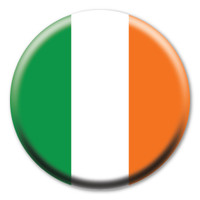 Irish Flag Circle Button