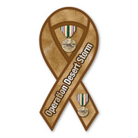 Operation Desert Storm 2-in-1 Ribbon  Magnet