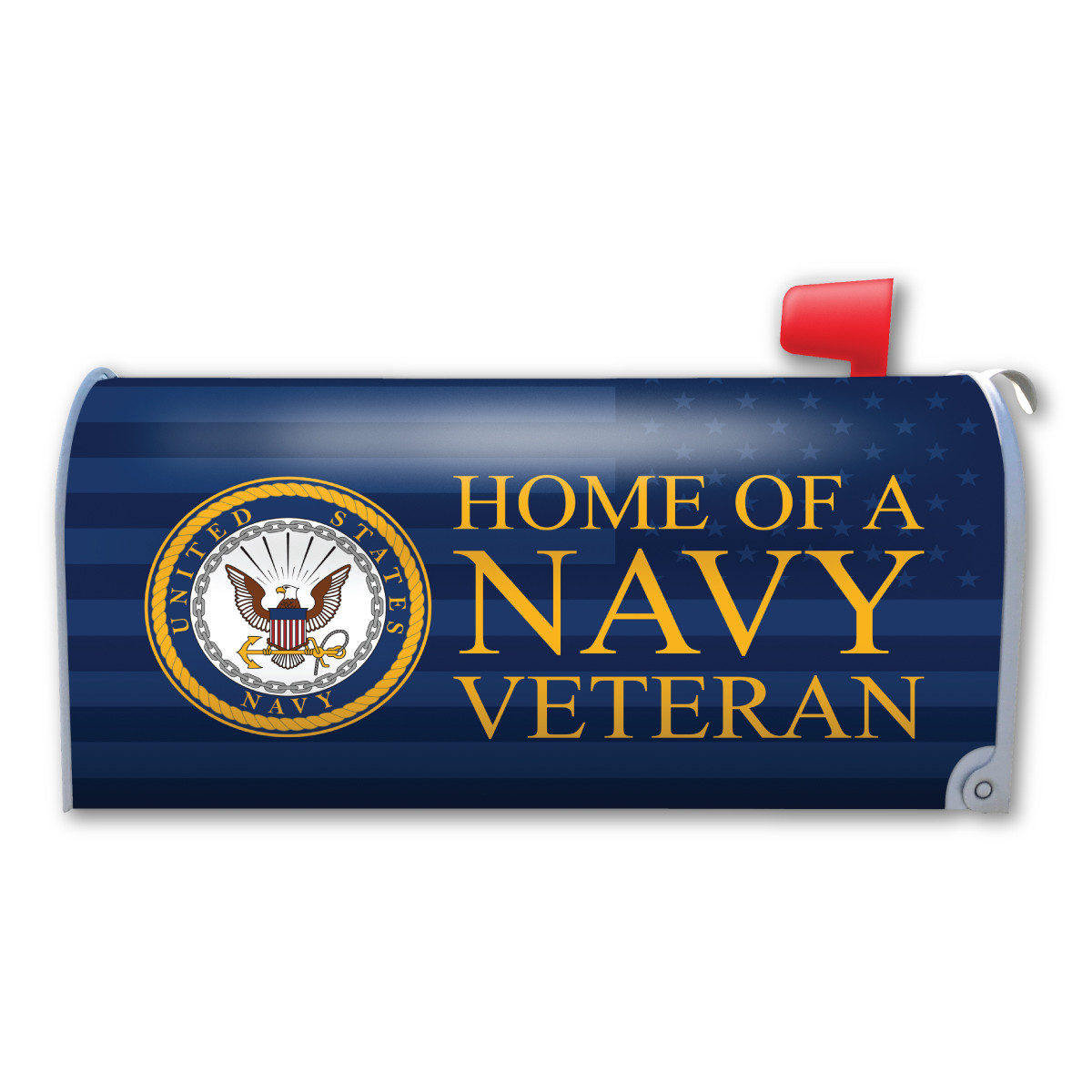 マ*ル様 アメリカ海軍　U.S. NAVY 2POC UPC 上下セット ネイビ Home of a Navy Veteran Mailbox Cover Magnet | Magnet America