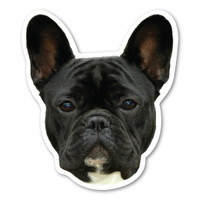 (Black) French Bulldog Dog Magnet