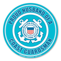 Proud Husband Of A Coast Guardsman Magnet