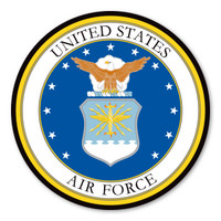 Air Force Seal Circle Sticker