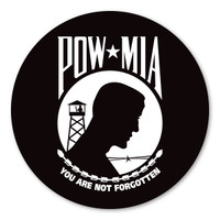 POW*MIA Seal Sticker