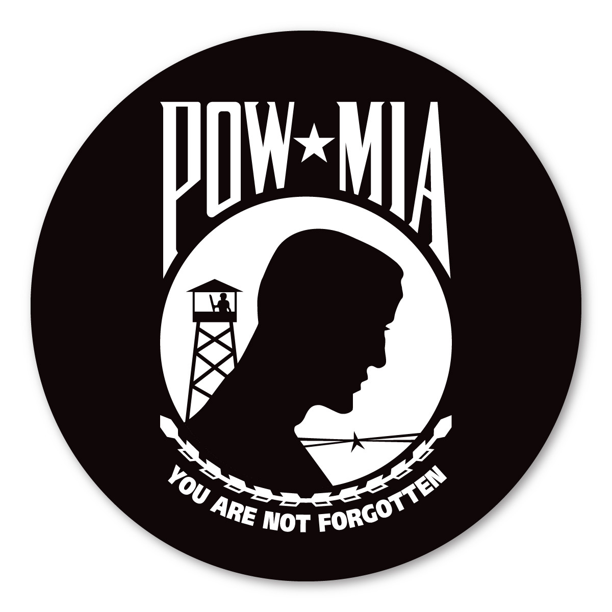 Wholesale lot 3 22"x22" PowMIA Pow Mia Pow-Mia Prisoner Forgotten Bandana 