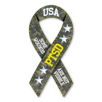 PTSD Military Ribbon Magnet