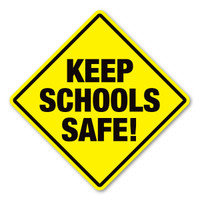 Keep Schools Safe Diamond Magnet