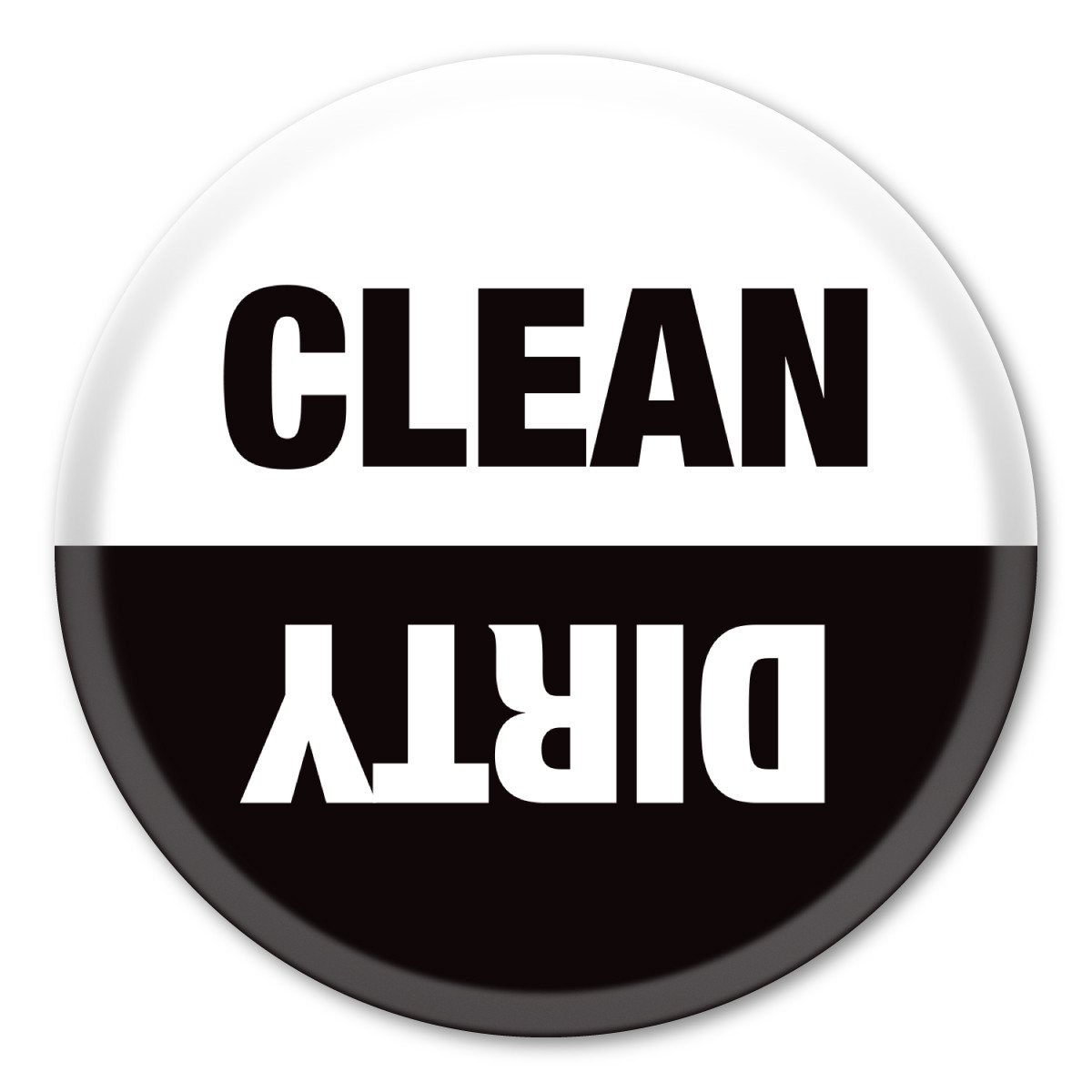 Clean / Dirty Button - Magnet America