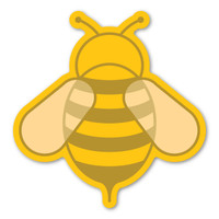 Yellow Bee Magnet