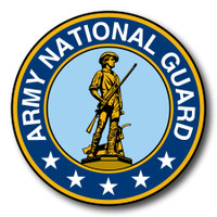 National Guard Seal Circle Sticker