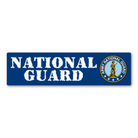 National Guard Bumper Strip Magnet