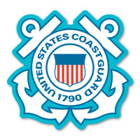 Coast Guard Anchors Sticker