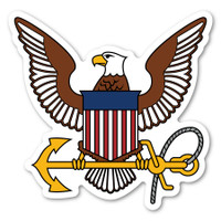 Navy Logo Sticker