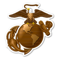 USMC, Eagle, Globe, And Anchor Logo Magnet
