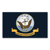 Navy Flag Sticker