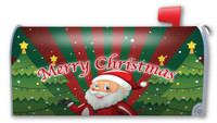 Merry Christmas Santa Claus Mailbox Cover Magnet
