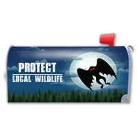 Mothman Protect Local Wildlife Mailbox Cover Magnet