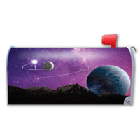 Planets in Space Mailbox Cover Magnet