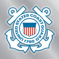 Coast Guard Anchors Clear Sticker