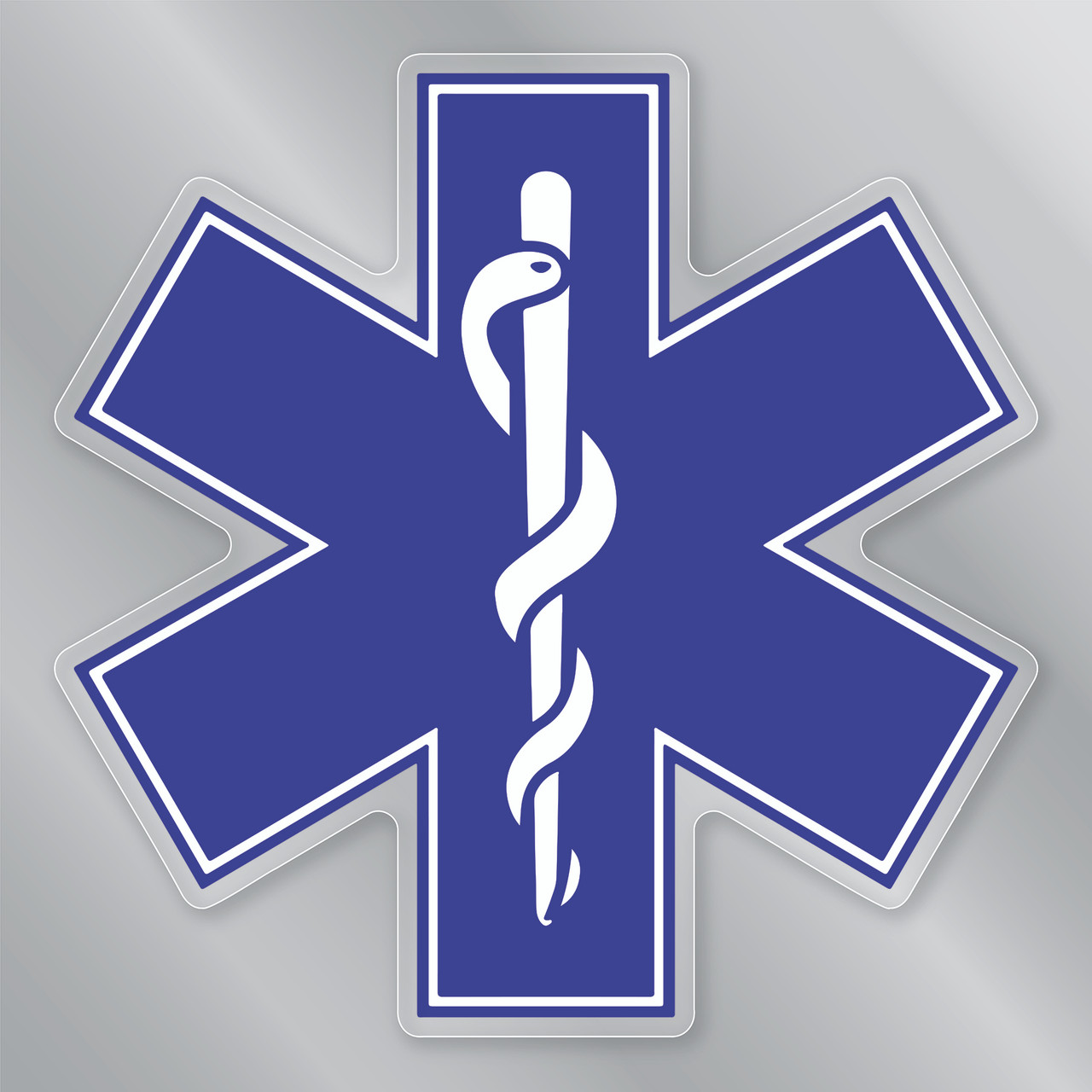 Star of Life Front Static Cling | Magnet America