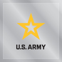 Army Star Logo Clear Sticker