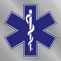Star of Life Clear Sticker