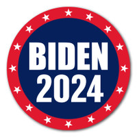 Biden 2024 Circle Sticker