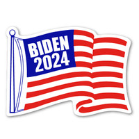 Biden 2024 Waving Flag Magnet