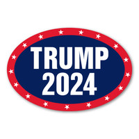 Trump 2024 Oval Magnet