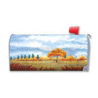 Seasons Field with Tree Fall Mailbox Cover Magnet
