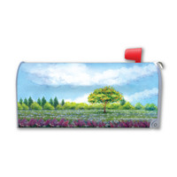 Seasons Field with Tree Summer Mailbox Cover Magnet