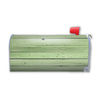 Green Wood Design Mailbox Cover Magnet