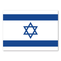 Israel Flag Rectangle Sticker