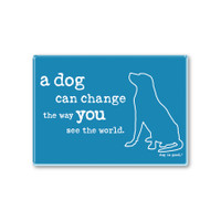 A Dog Can Change the Way You See the World Rectangle Button