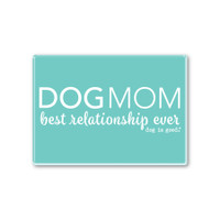 Dog Mom Rectangle Button