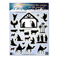 Christmas Nativity Scene Pack Magnet