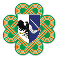 Shamrock/Celtic/St. Patricks Day Magnet - Celtic Clover Knot Connaught Heraldry