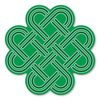 Shamrock/Celtic/St. Patricks Day Decal - Celtic Clover Knot