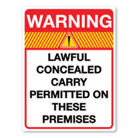 Lawful Conceal & Carry - 18 x 24 - Magnet