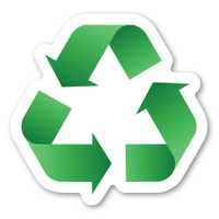 Recycle Green Arrows Symbol - 30 Mil Magnet