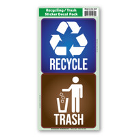 Decal Pack “Recycle” & “Trash”