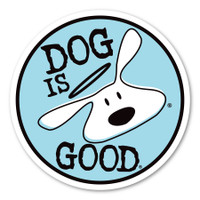 Dog Is Good Circle Magnet