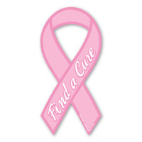 Breast Cancer Find a Cure Ribbon Magnet